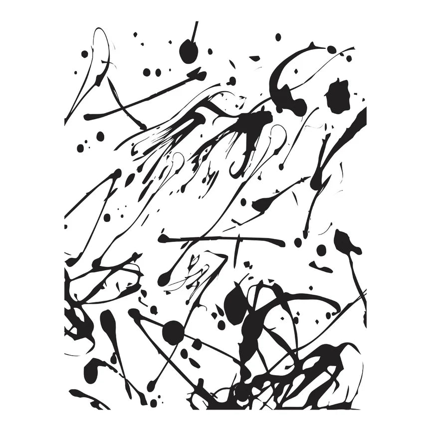 Memo Splatter BetterPress Plate from the Take Note Collection