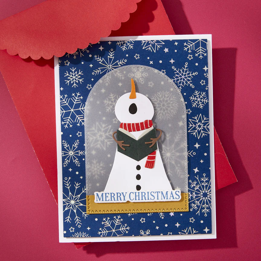 Snowfall Shimmer BetterPress Plate - Wonderland Collection