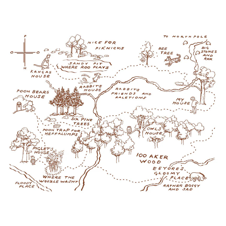 The Hundred Acre Wood Press + Foil Plate with Simple Stories