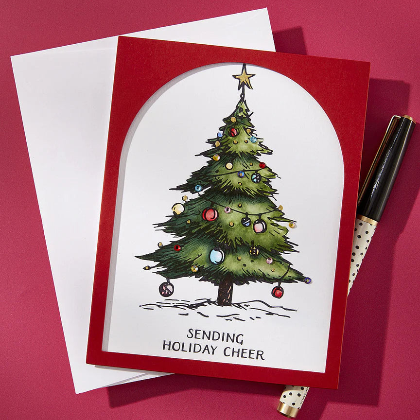 Twinkle Bright Tree Registration BetterPress Plates - Wonderland Collection