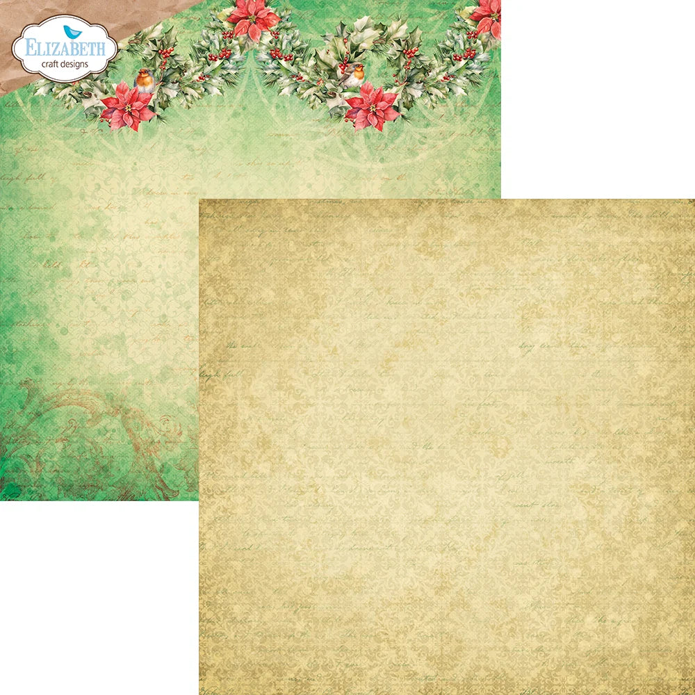 Elizabeth Craft Designs - Festive Holly Paper Pack - CO34