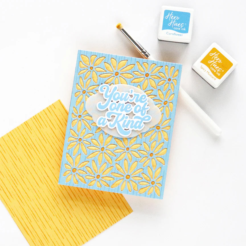 Hero Arts Rain Texture Bold Prints Cling Rubber Stamp