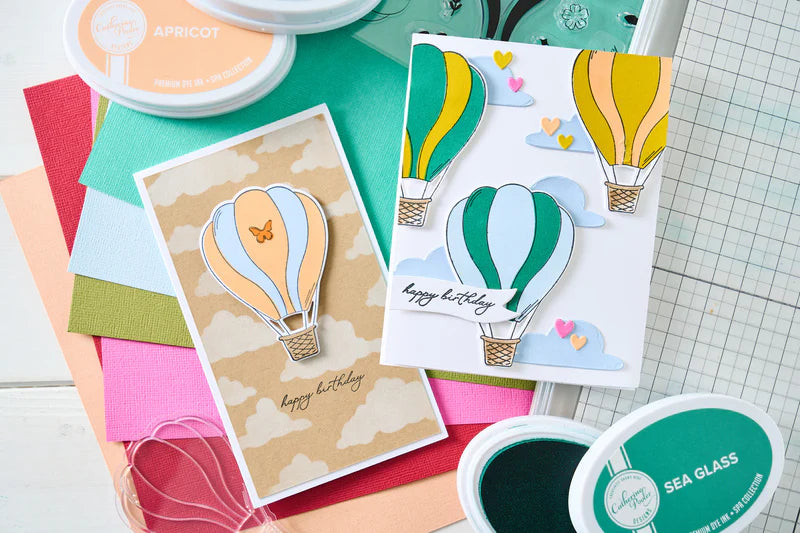 Sizzix A6 Layered Stencils 4PK - In the Clouds by Catherine Pooler - 666835