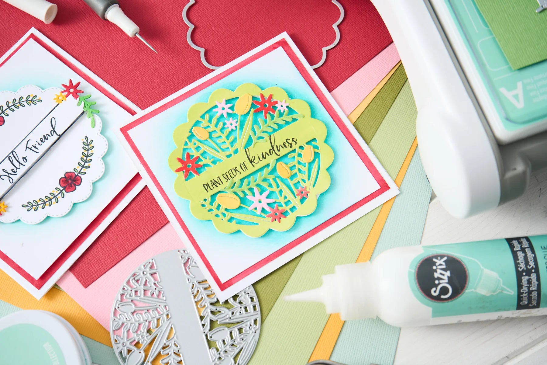 Sizzix Thinlits Die Set 6PK - Tulips & Blooms Circle by Catherine Pooler - 666799