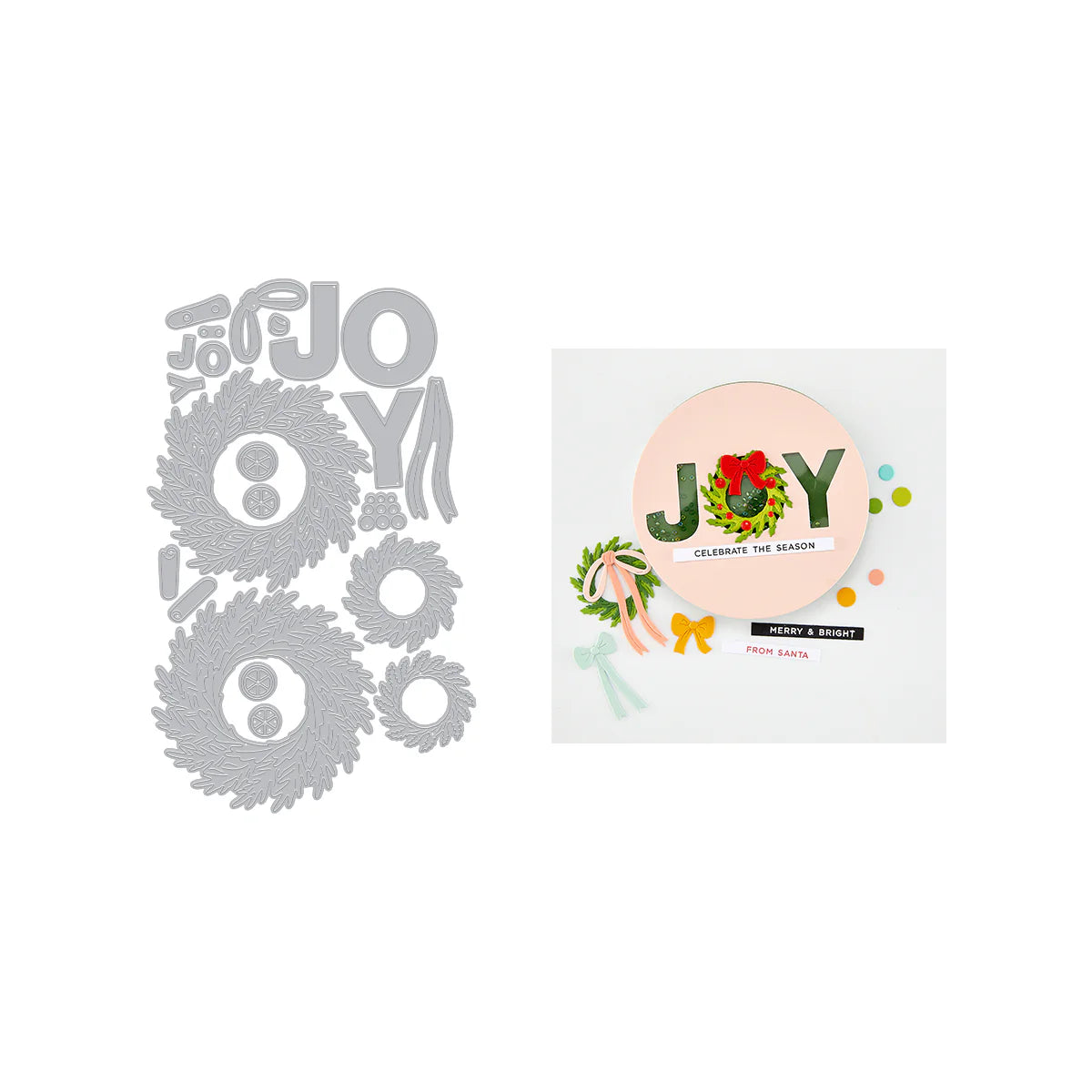 Hero Arts - Winter Wreath Die Set - DF302