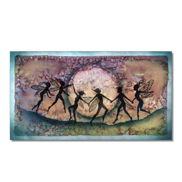 Lavinia Stamps - Fairy Chain (Large) Stamp - LAV393