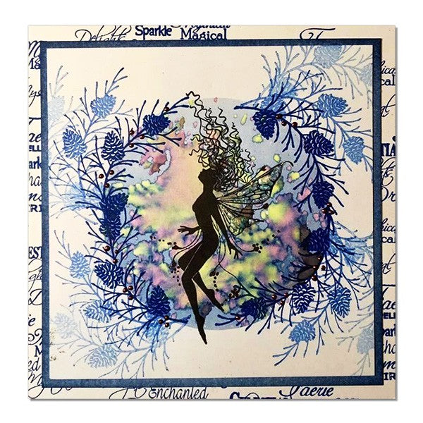 Lavinia Stamps - Fir Cone Branch Stamp - LAV580