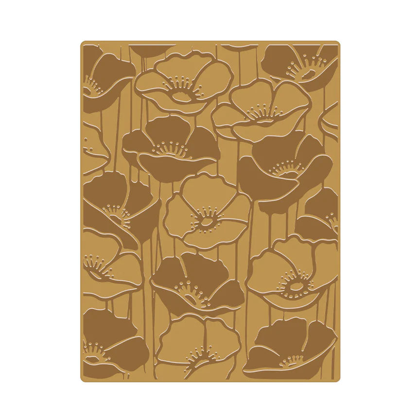 Poppy Field - Glimmer Hot Foil Plate