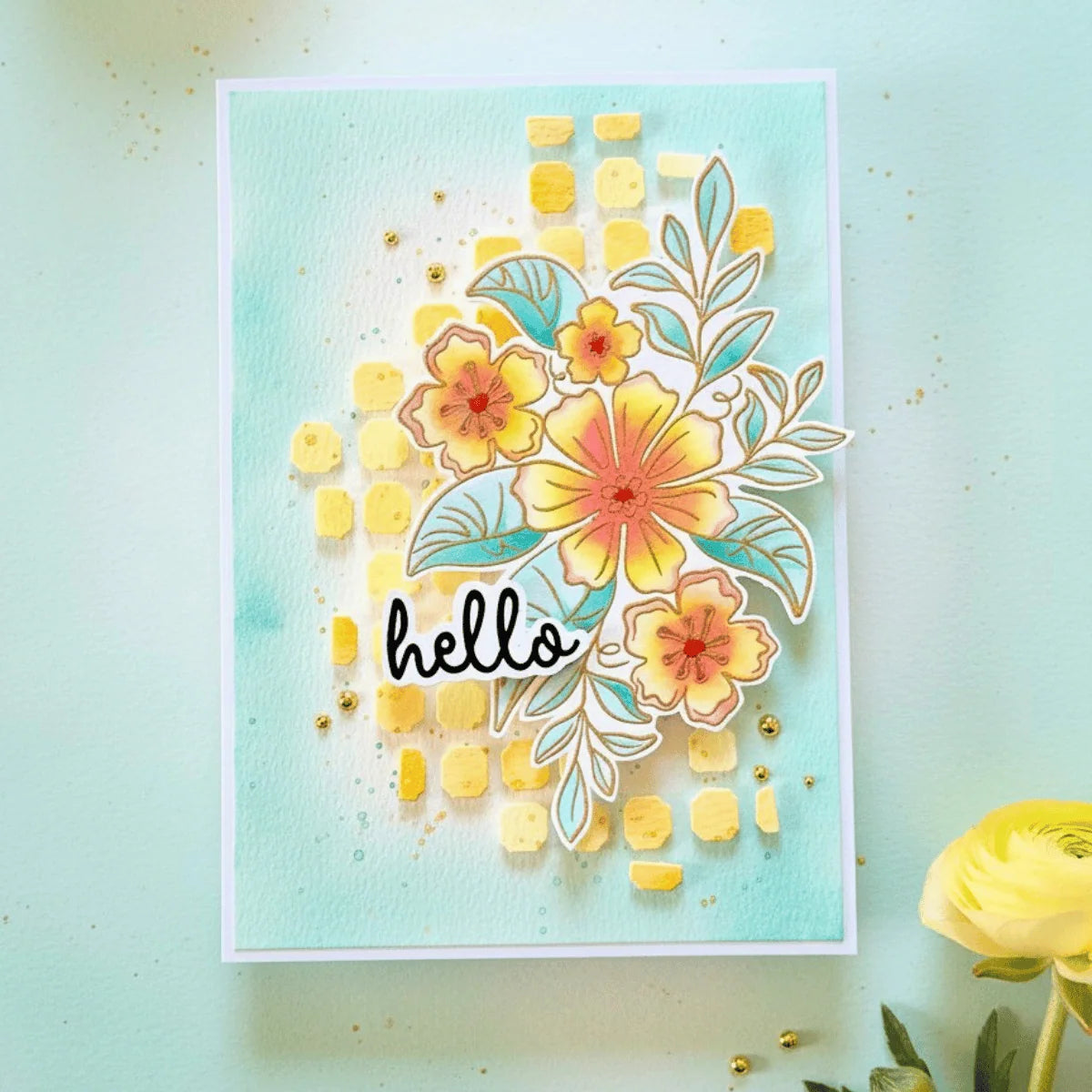 Lisa Horton Crafts - Perfect Posie Stamp Set - LHCCS104