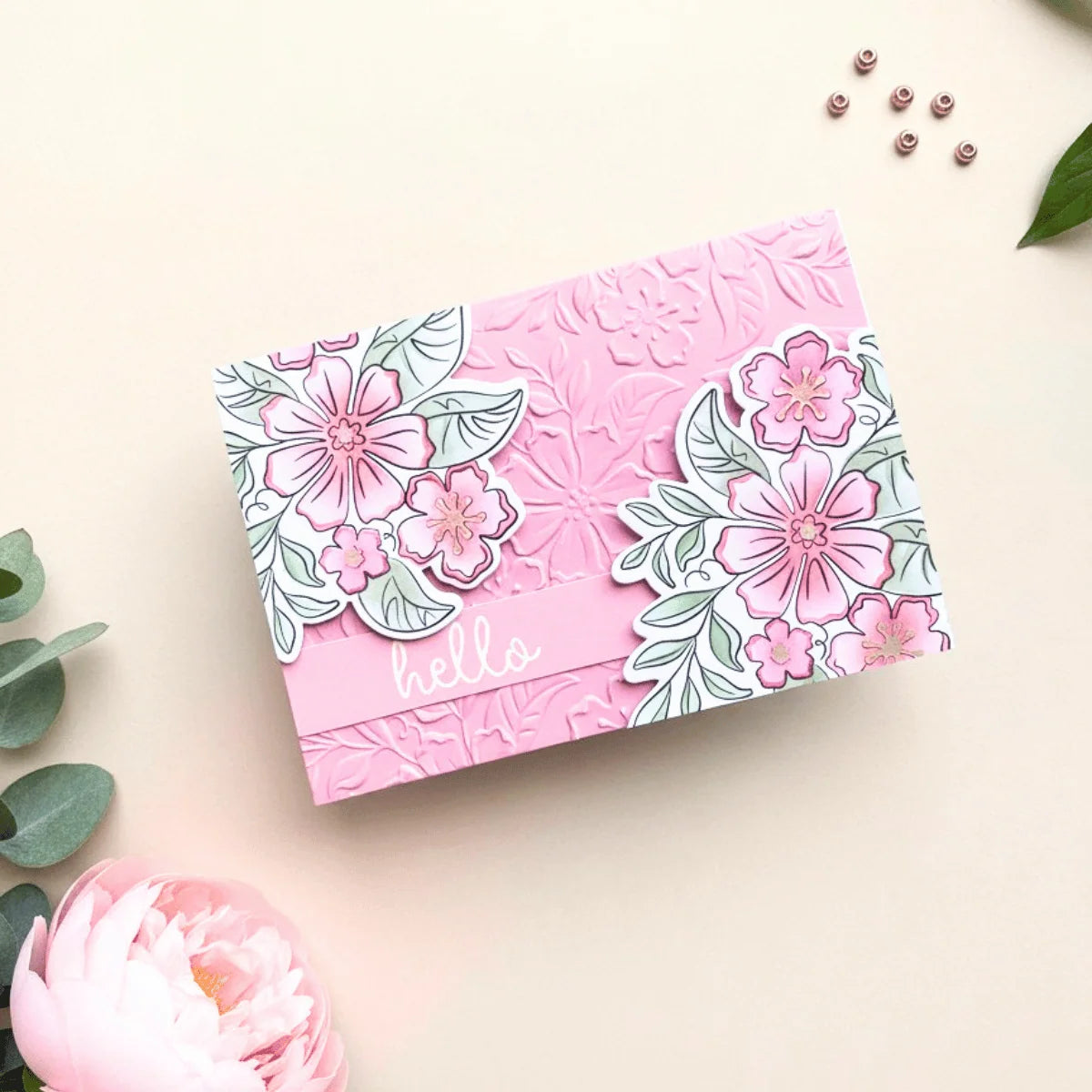 Lisa Horton Crafts - Perfect Posie Stamp Set - LHCCS104