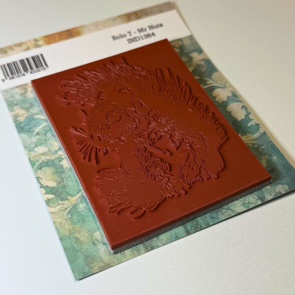 IndigoBlu - Mr Nuts Solo Red Rubber Stamp - IND1384
