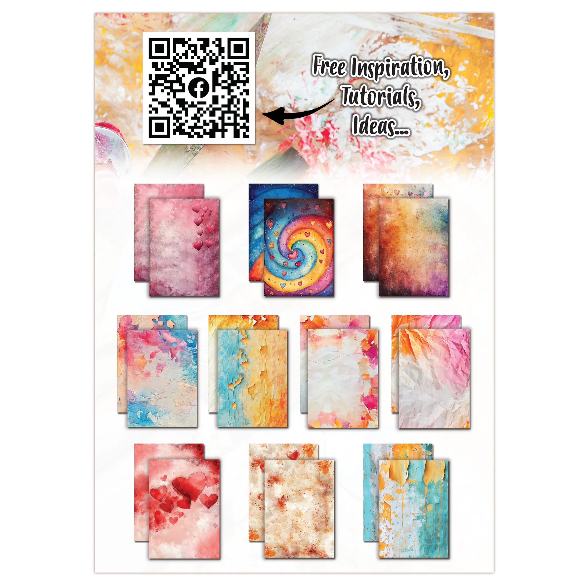 AALL & Create - Radiant Pulse A4 Design Paper - PA-16