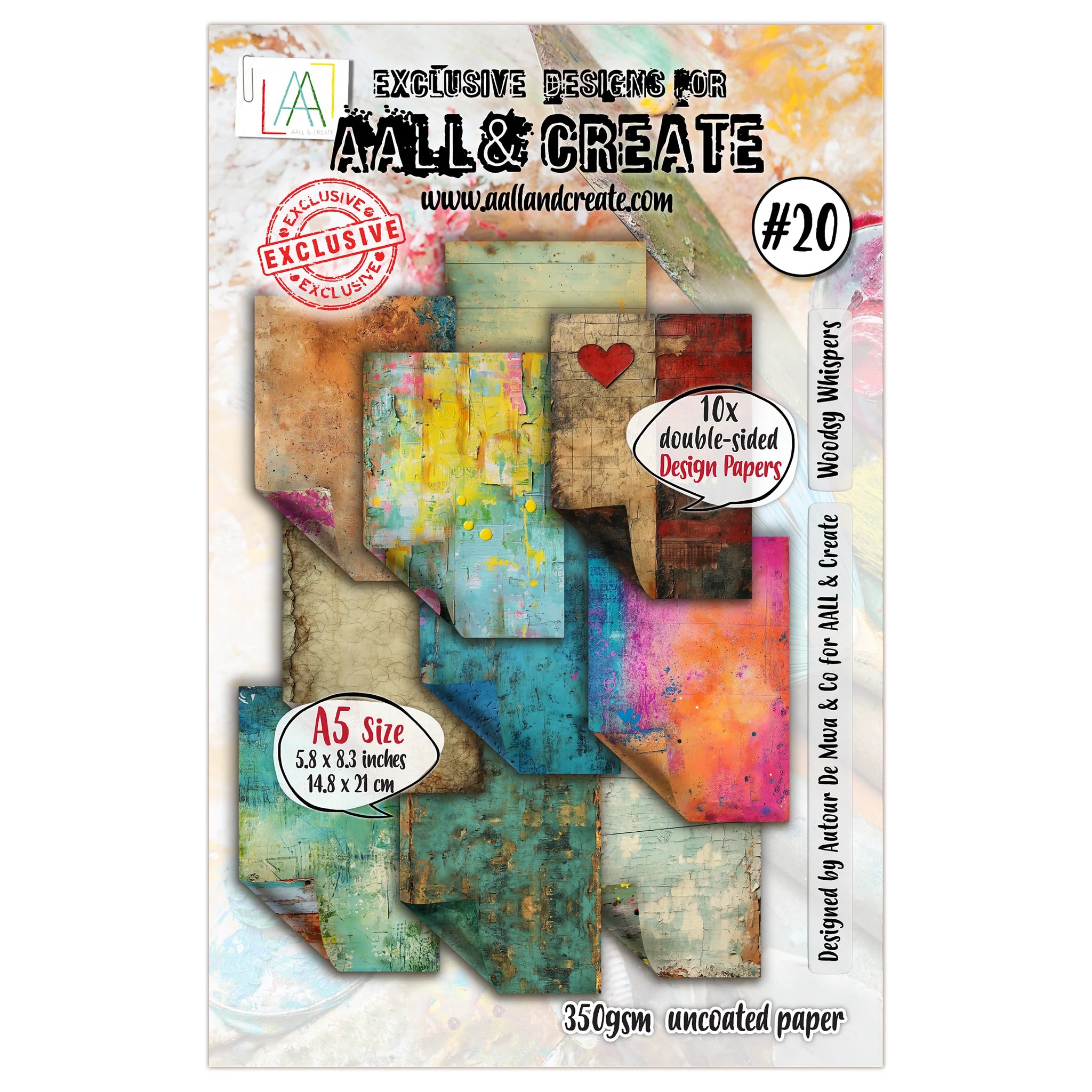 AALL & Create - Woodsy Whispers A5 Design Papers - PA-20