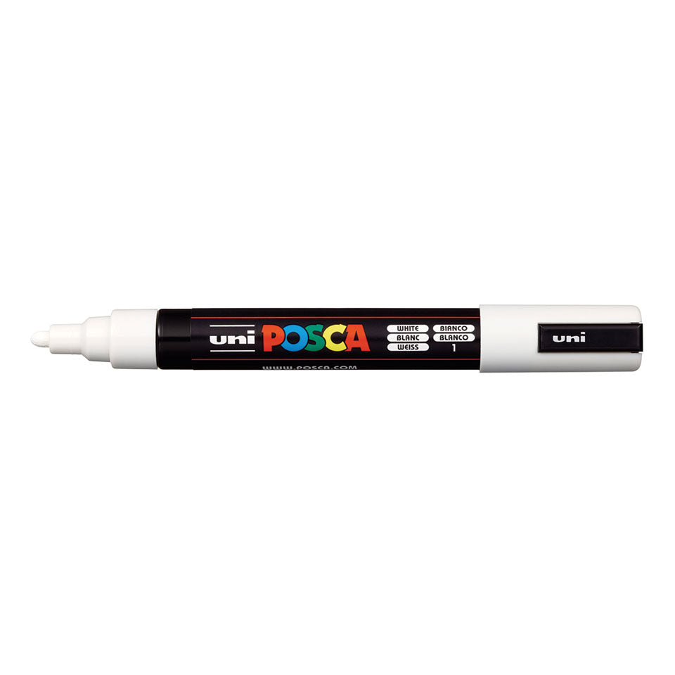 uni POSCA Medium Water Based Paint marker PC-5M - White