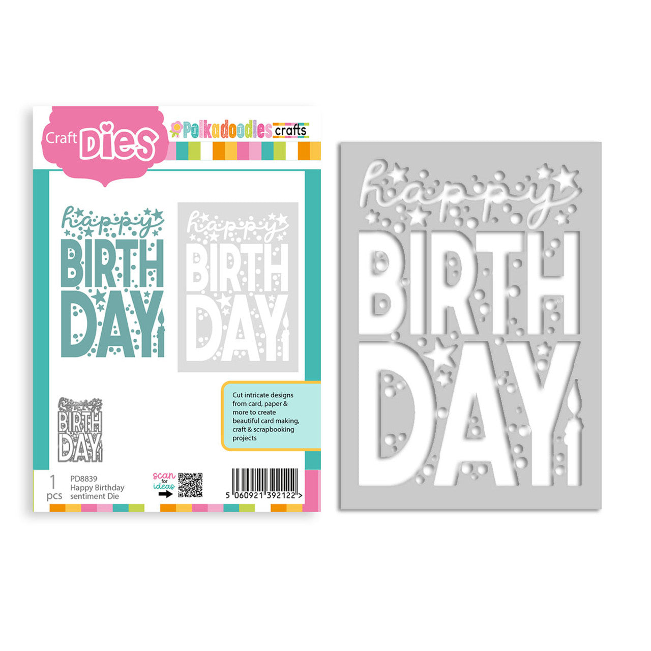 Happy Birthday Celebration in/out cutting die - PD8839