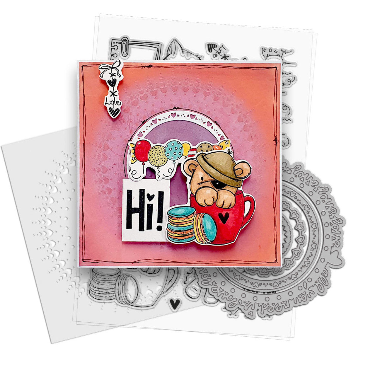 Do Small things with love Large A5/6 x 8" stamp set - PD8853