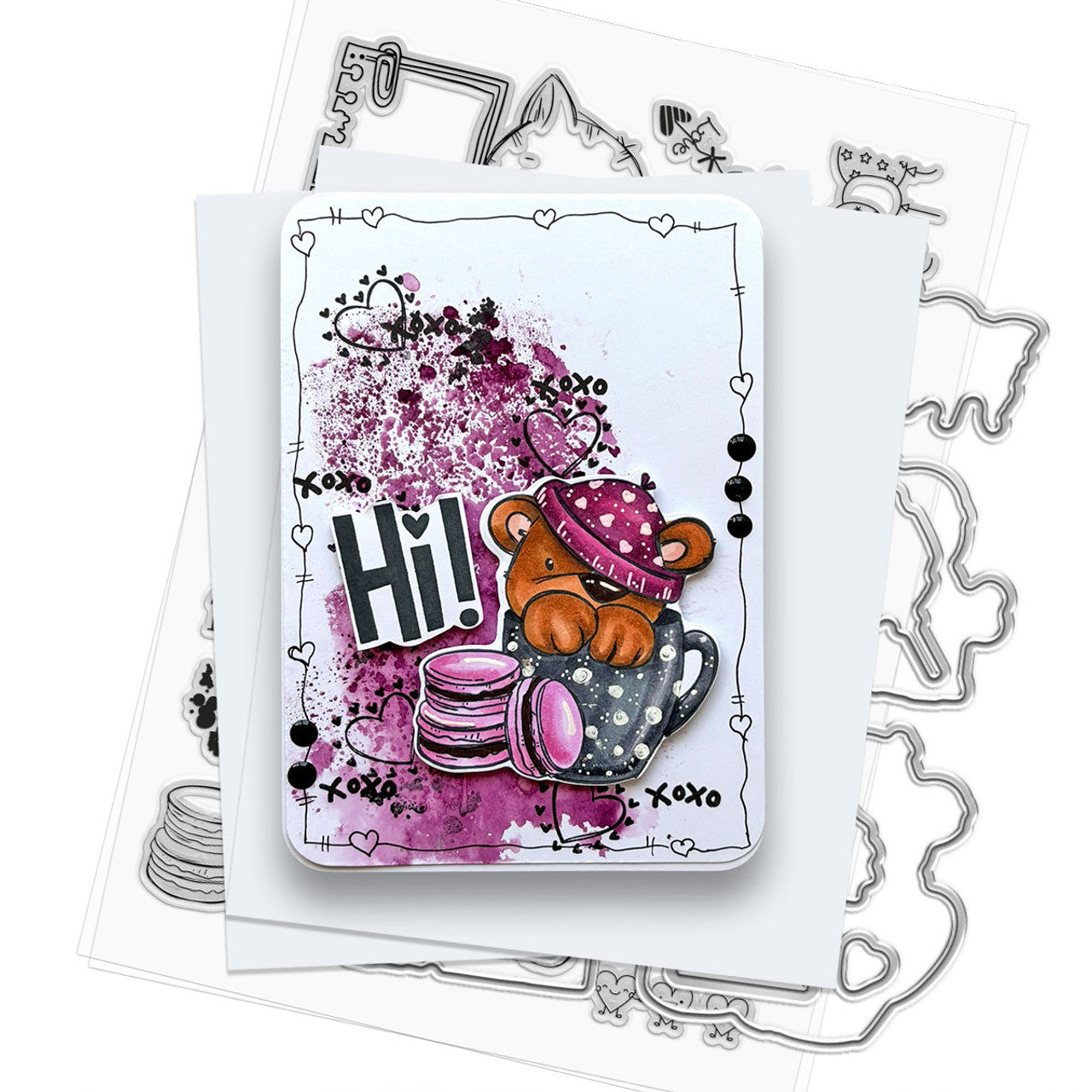 Do Small things with love Large A5/6 x 8" stamp set - PD8853