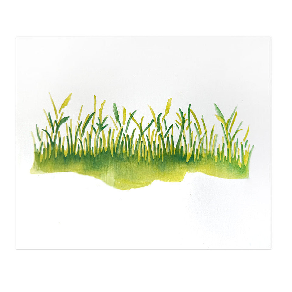 Long Grass Stencil