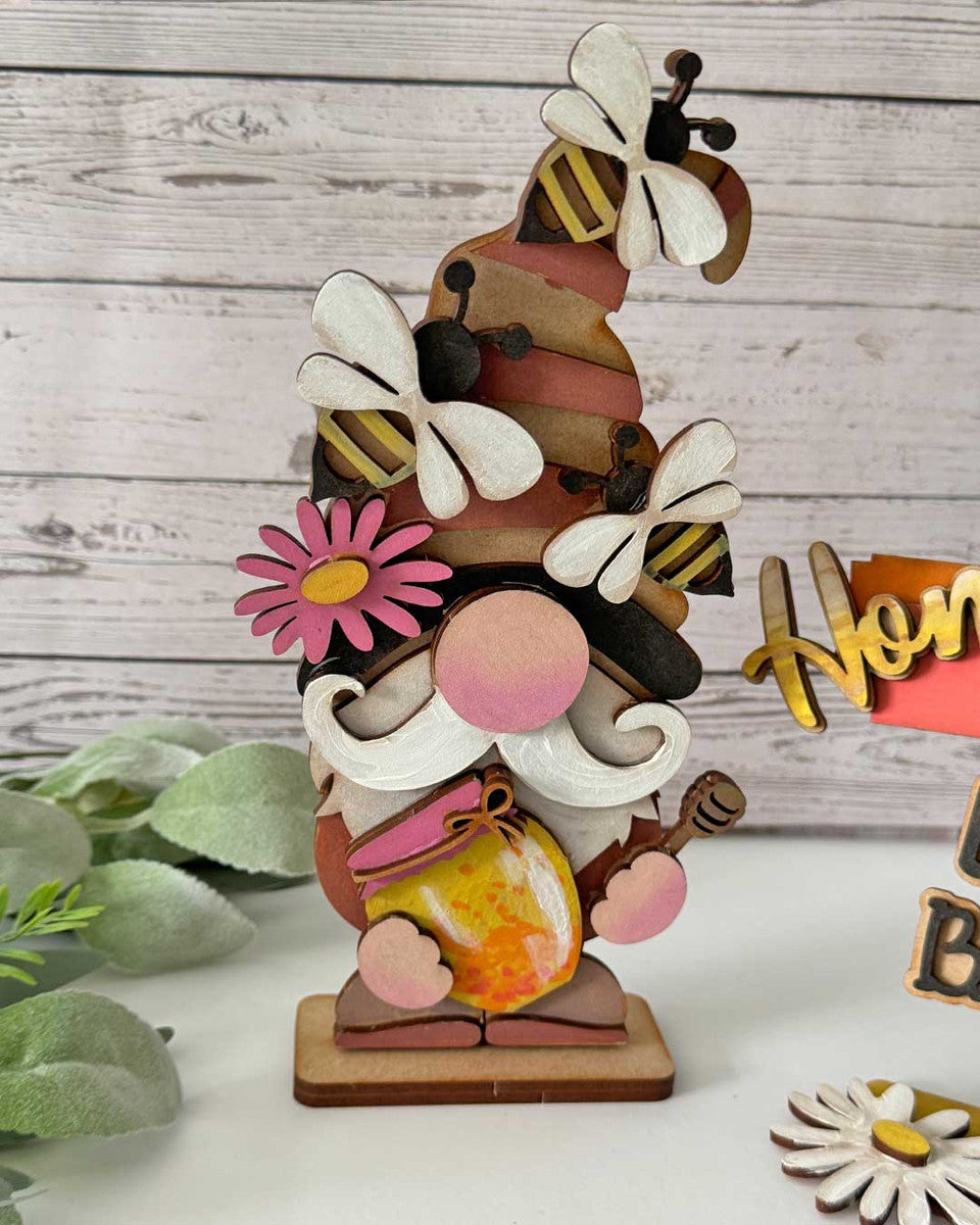 Gnome Fun - 3 cute freestanding Gnomes