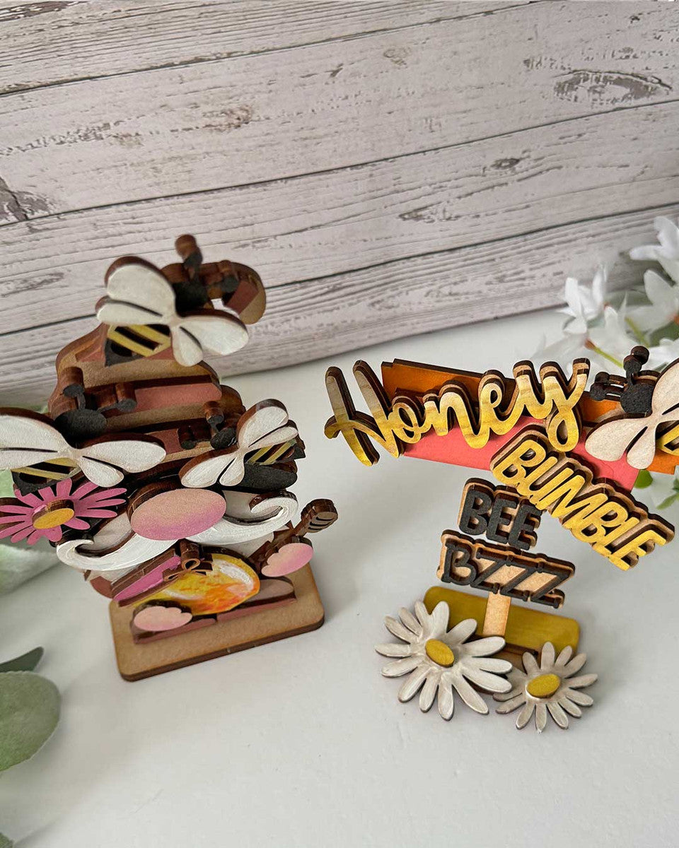 Gnome Fun - 3 cute freestanding Gnomes