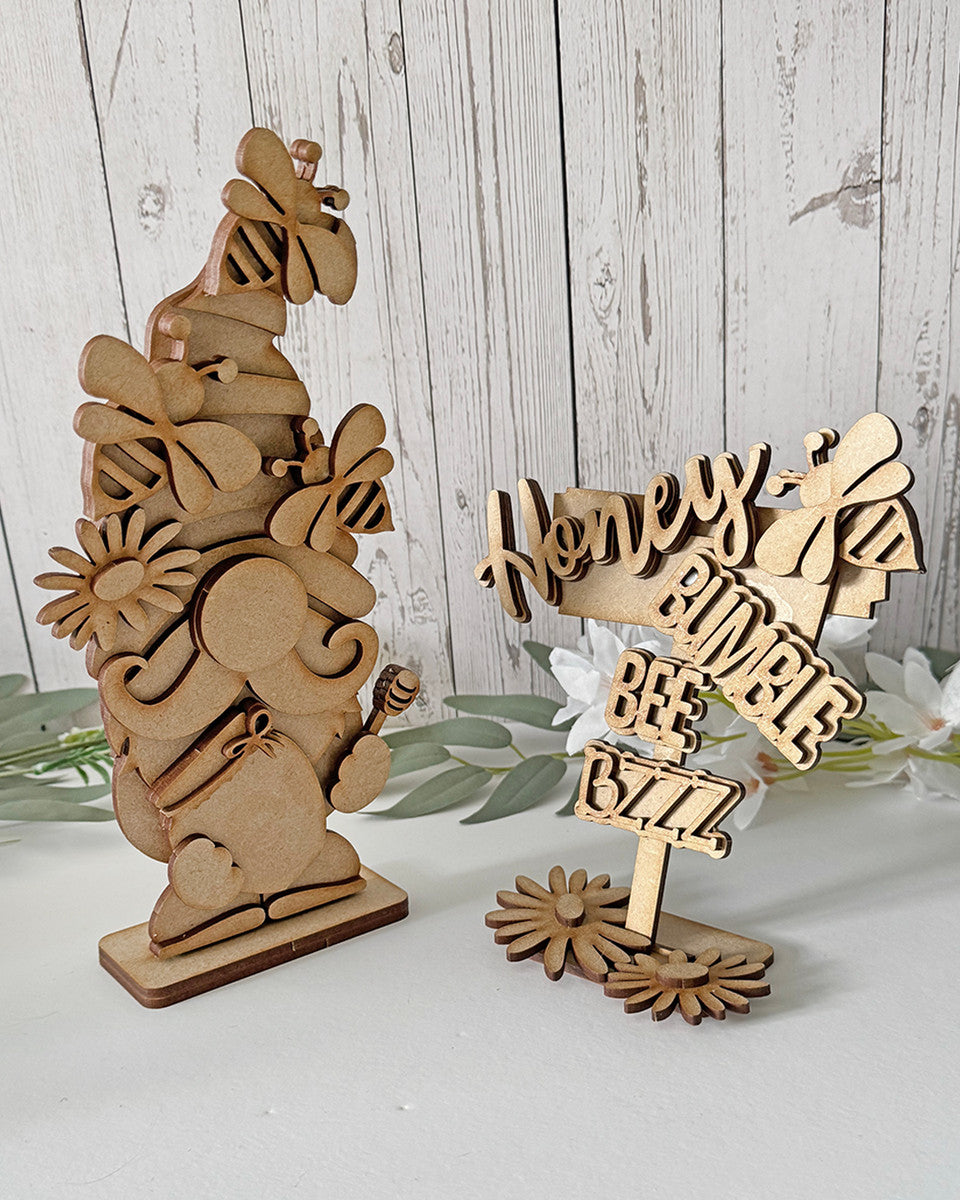 Gnome Fun - 3 cute freestanding Gnomes