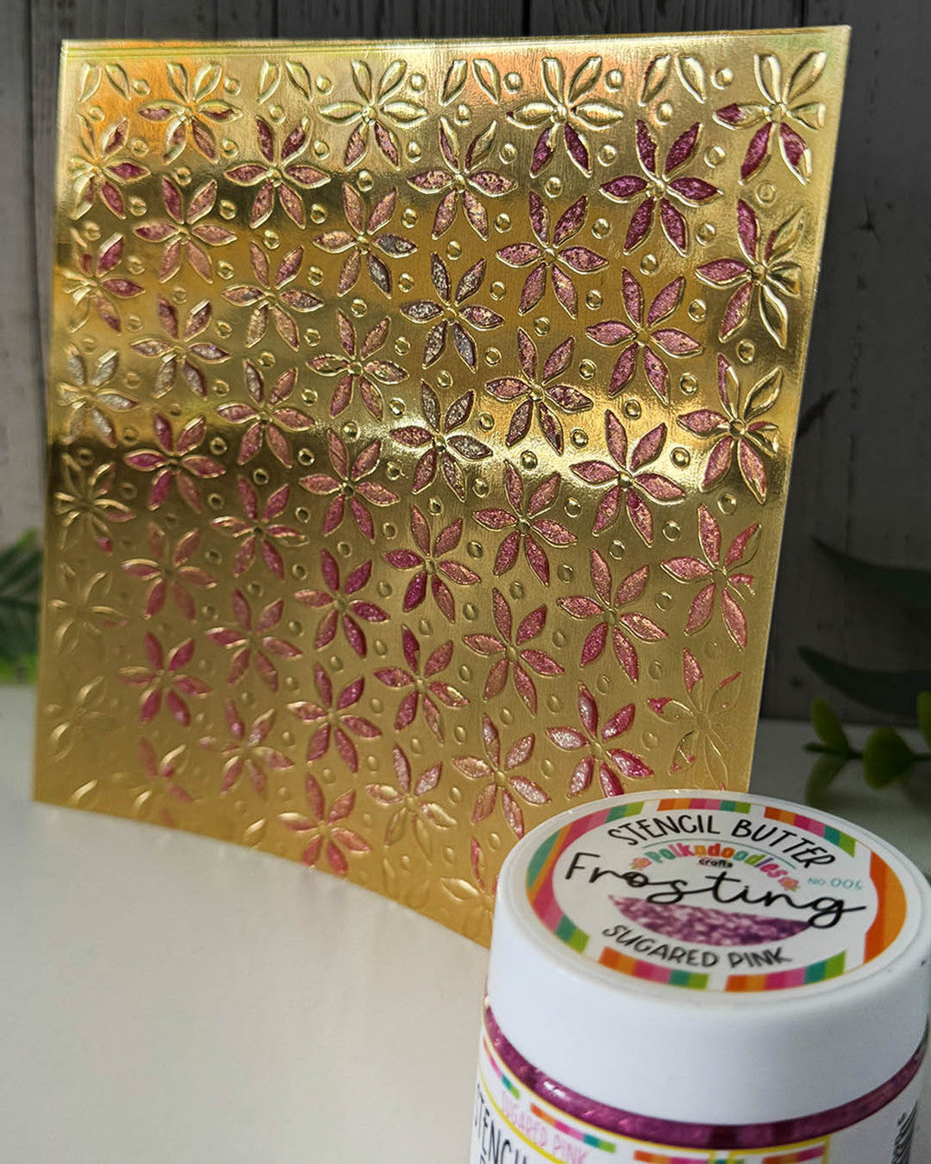 Poinsettia Dot 2 Layering Stencils