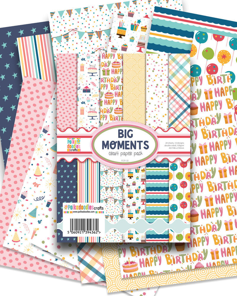 Big Moments paper pack A5/6 x 8"