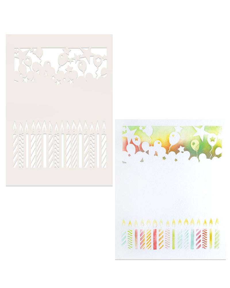 Big Moments - Birthday Candles stencil A5/6 x 8"