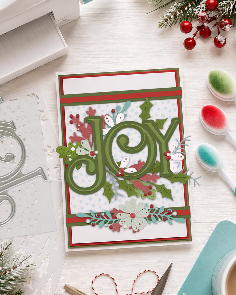Polkadoodles - Joy Text Die Set - PD9183