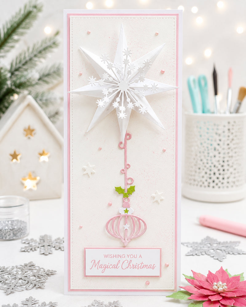 Polkadoodles - Sculptured Stars Craft Cutting Dies - PD9194