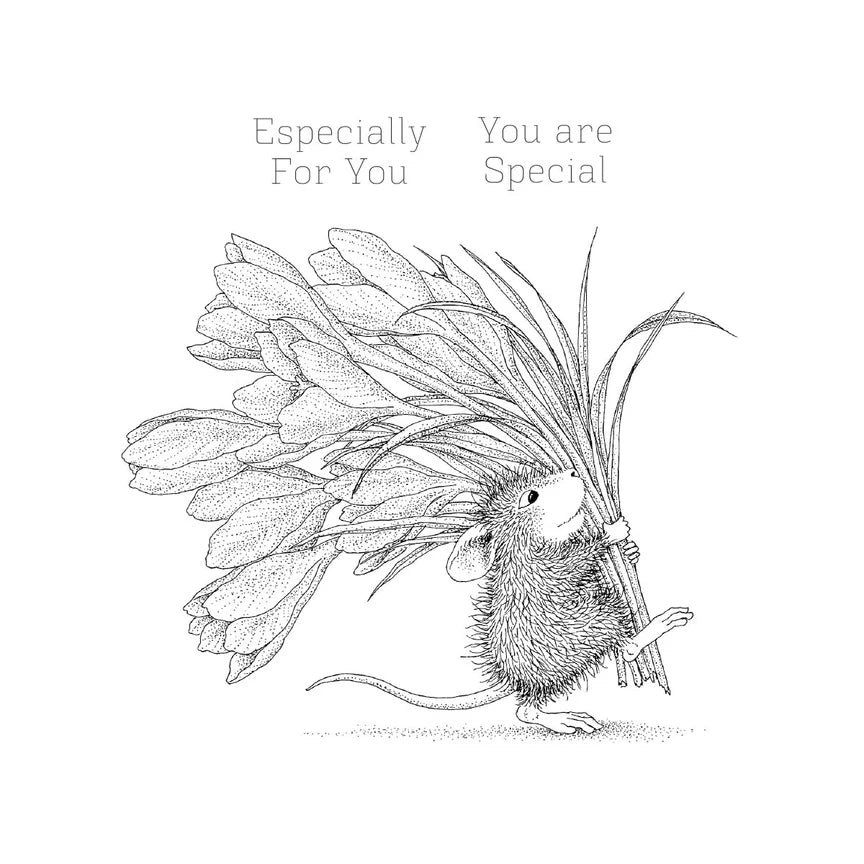 Bouquet for You Cling Rubber Stamp by House-Mouse Designs® - RSC-001