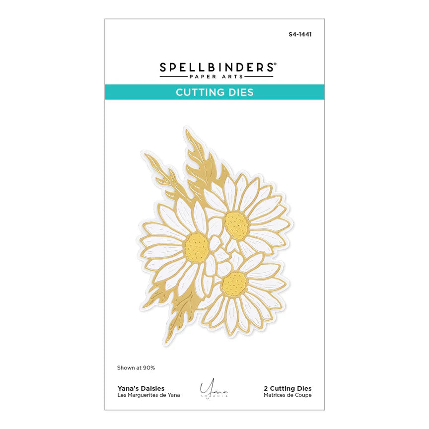 Yana's Daisies Etched Dies from the Yana's Daisies Collection by Yana Smakula - S4-1441