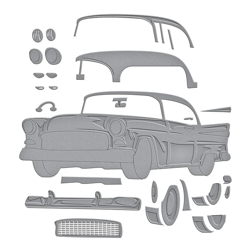 Classic Car Etched Dies from the Classic Road Legends Collection by Mindy Eggen