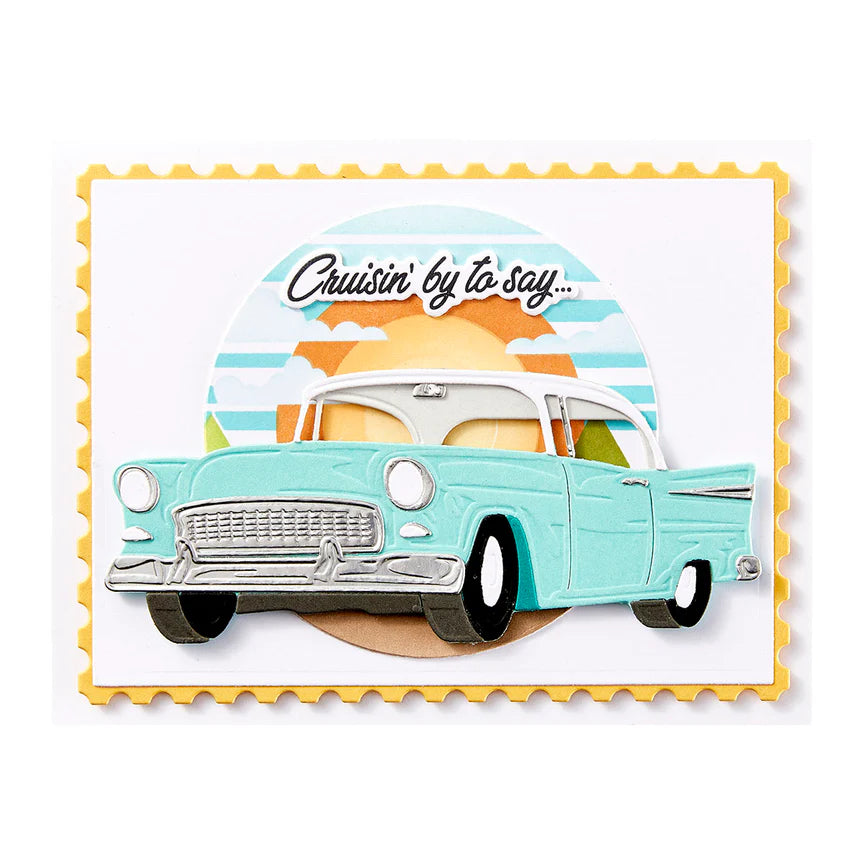 Classic Car Etched Dies from the Classic Road Legends Collection by Mindy Eggen