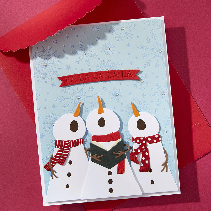 Snowfall Shimmer BetterPress Plate - Wonderland Collection