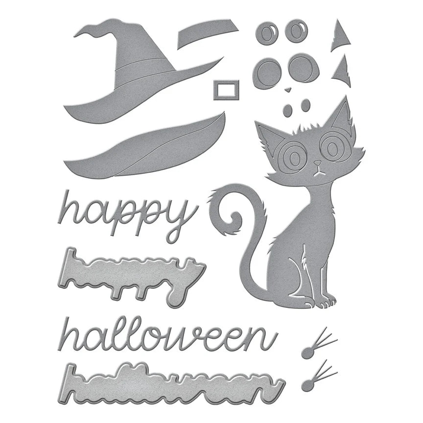 Bewitched Etched Dies from the Spooktacular Collection by Simon Hurley