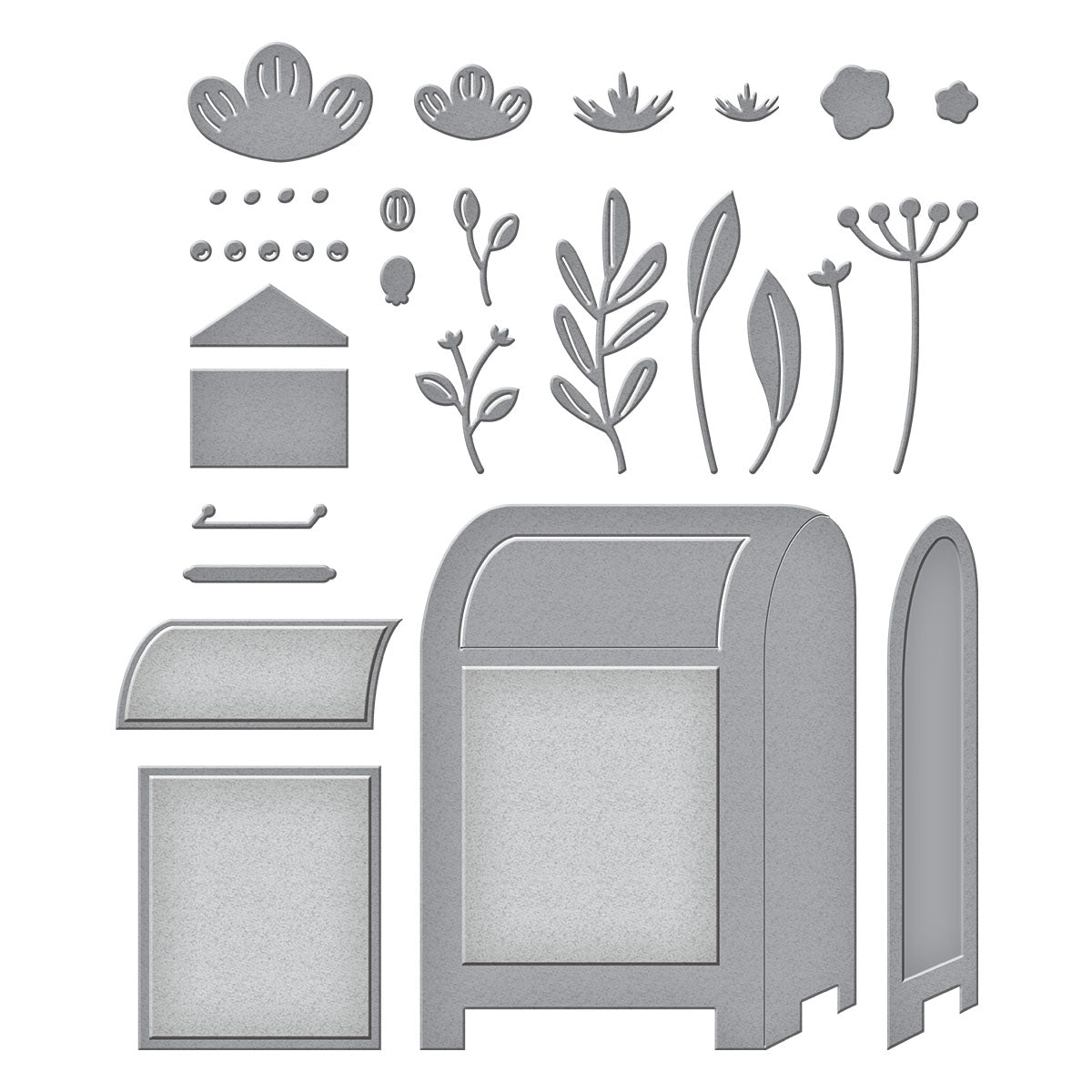 Parcel & Post Mailbox Etched Dies from the Parcel & Post Collection - S5-530