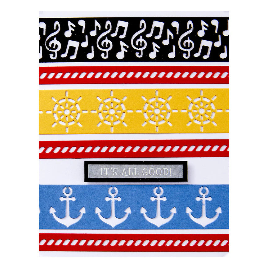 Classic Mouse Borders Etched Dies from the Say Cheese Classic Mouse Collection