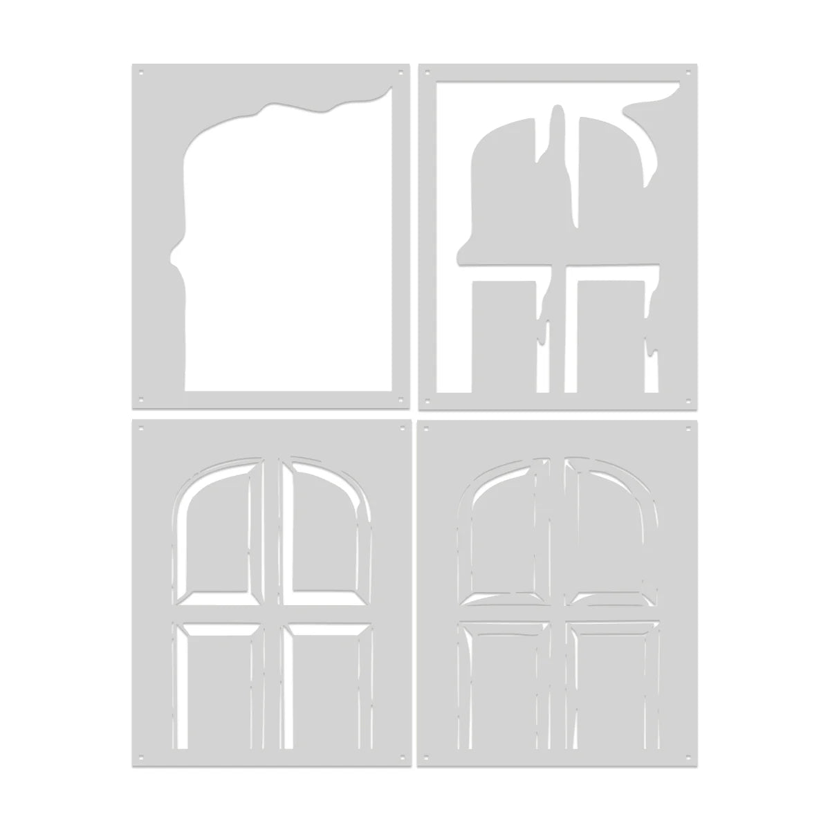 Hero Arts - Front Door Layering Stencil Set - SA329