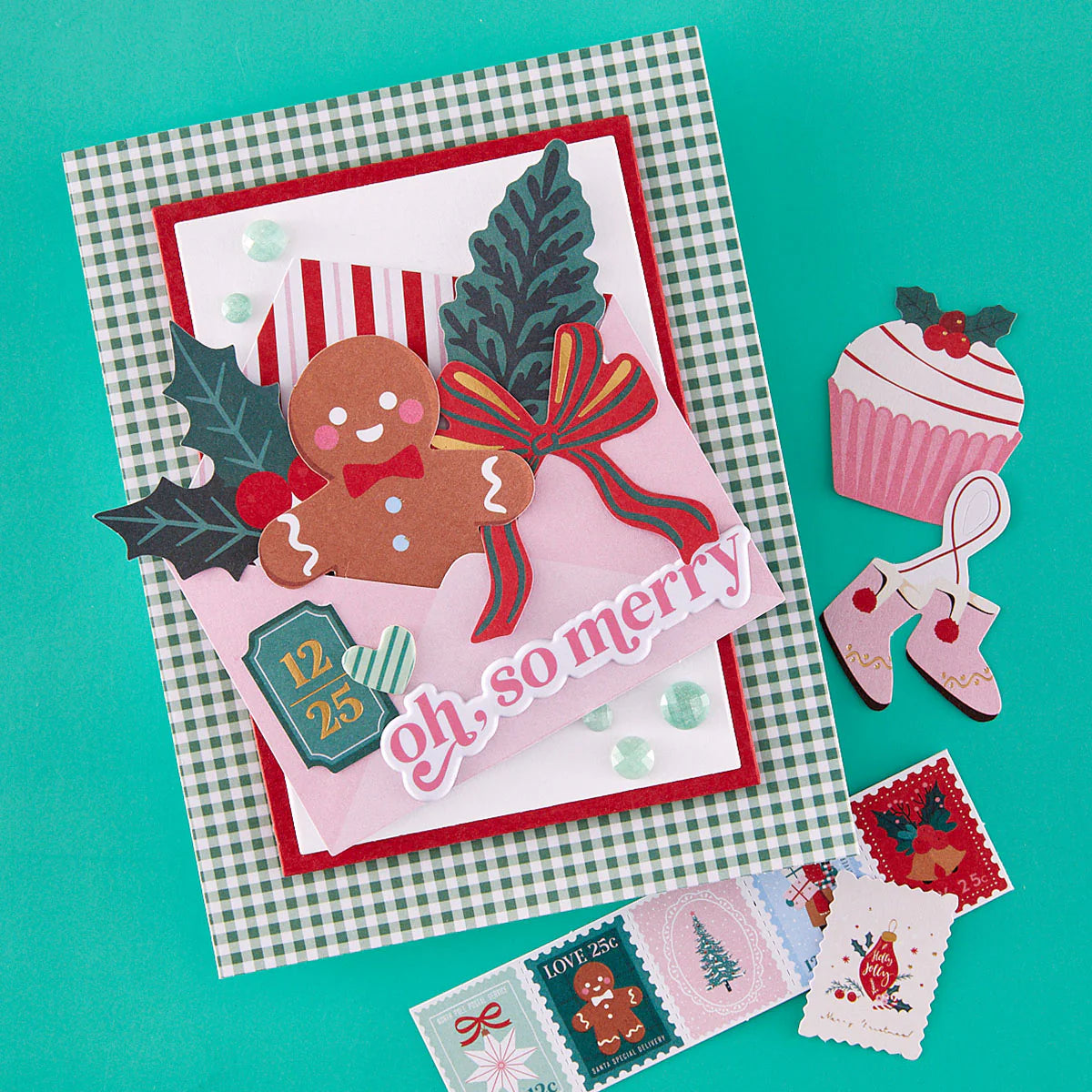 Spellbinders - Dear Santa Postage Stamp Washi Tape - SCSE-047