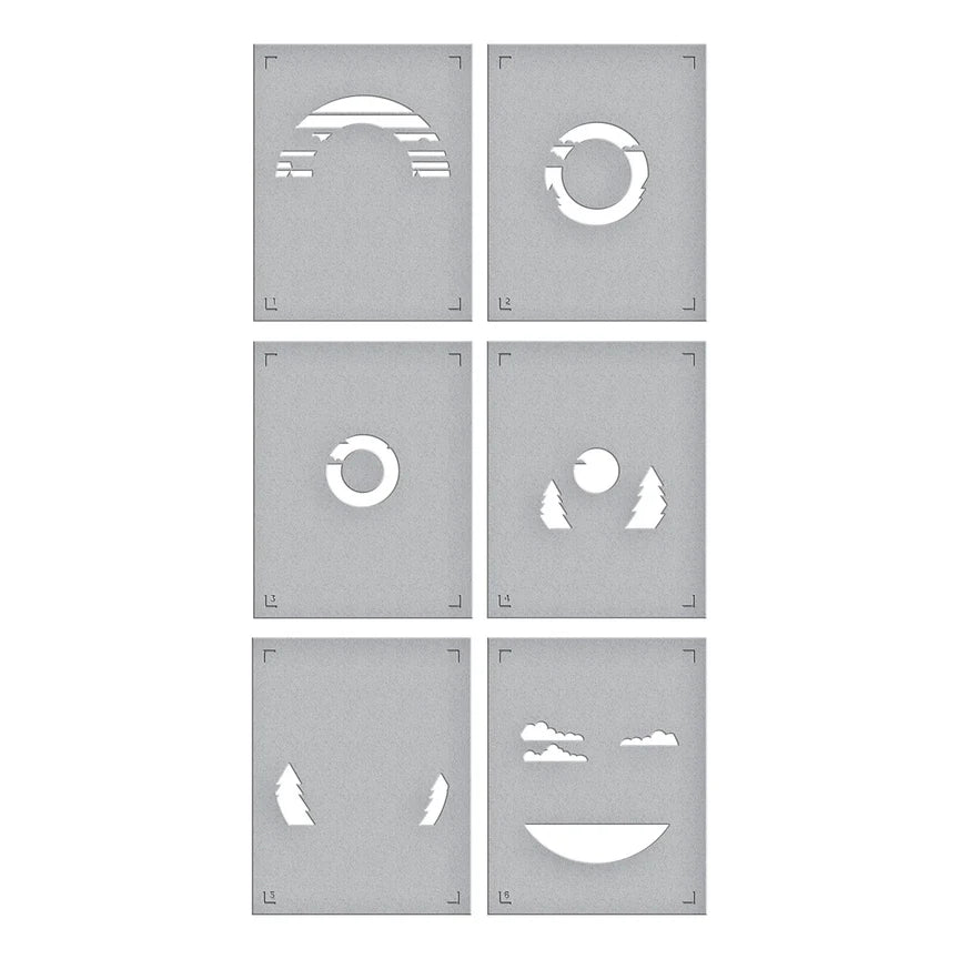 Scenic Drive Stencil from the Classic Road Legends Collection by Mindy Eggen