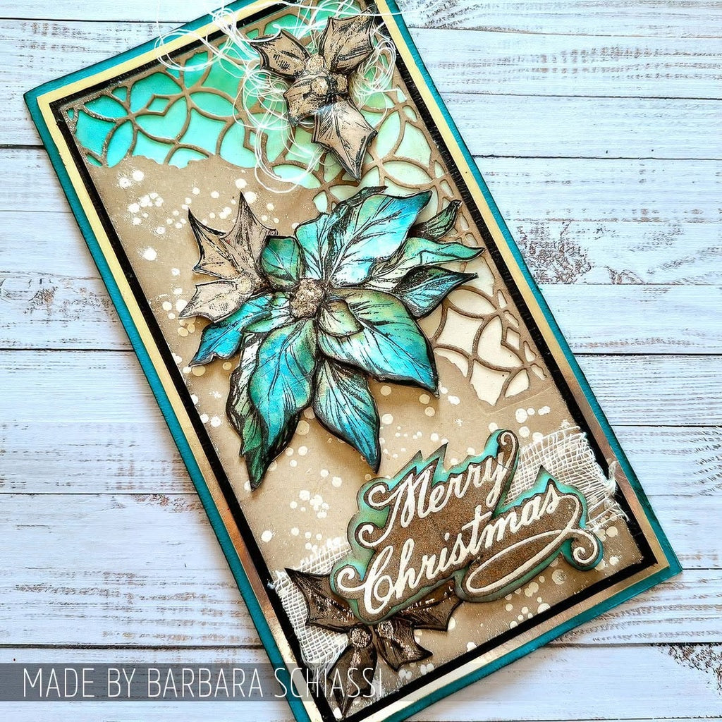 Stampers Anonymous -Tim Holtz Holiday Botanical Cling Stamps - CMS503