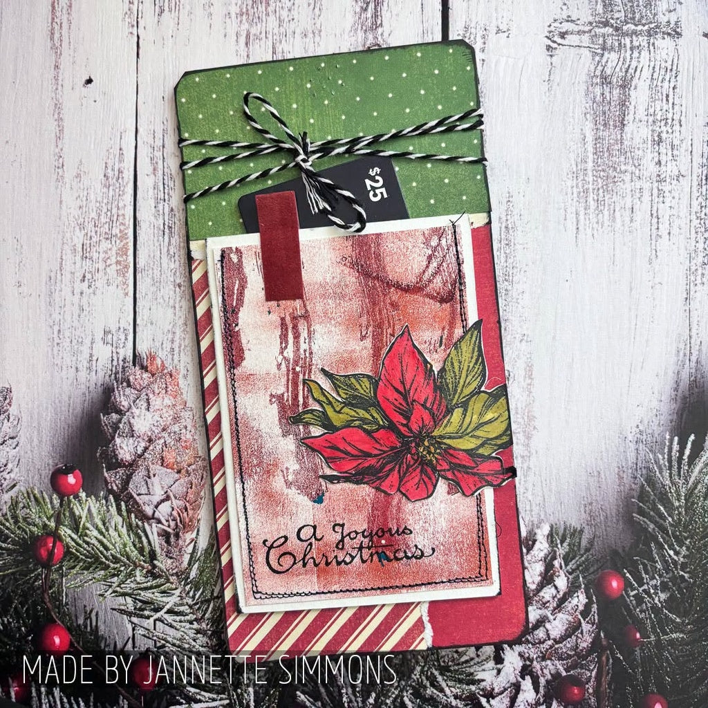 Stampers Anonymous -Tim Holtz Holiday Botanical Cling Stamps - CMS503