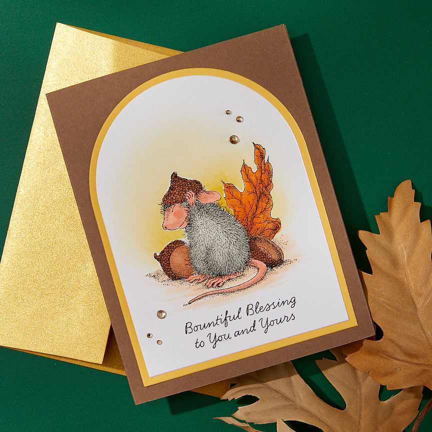 Hats Off to You! Cling Rubber Stamp Set - House-Mouse Tree-mendous Christmas Collection