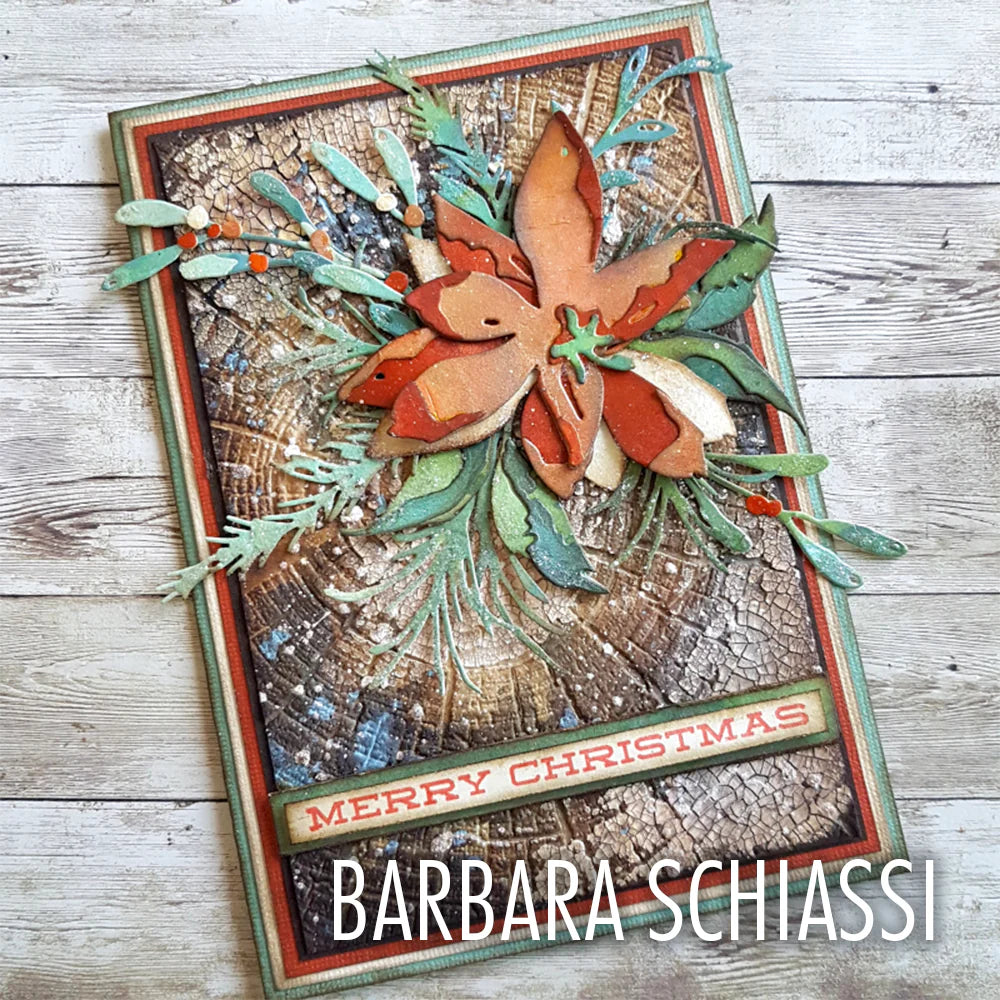 Sizzix Thinlits Die Set 8PK - Holiday Brushstroke #3 by Tim Holtz