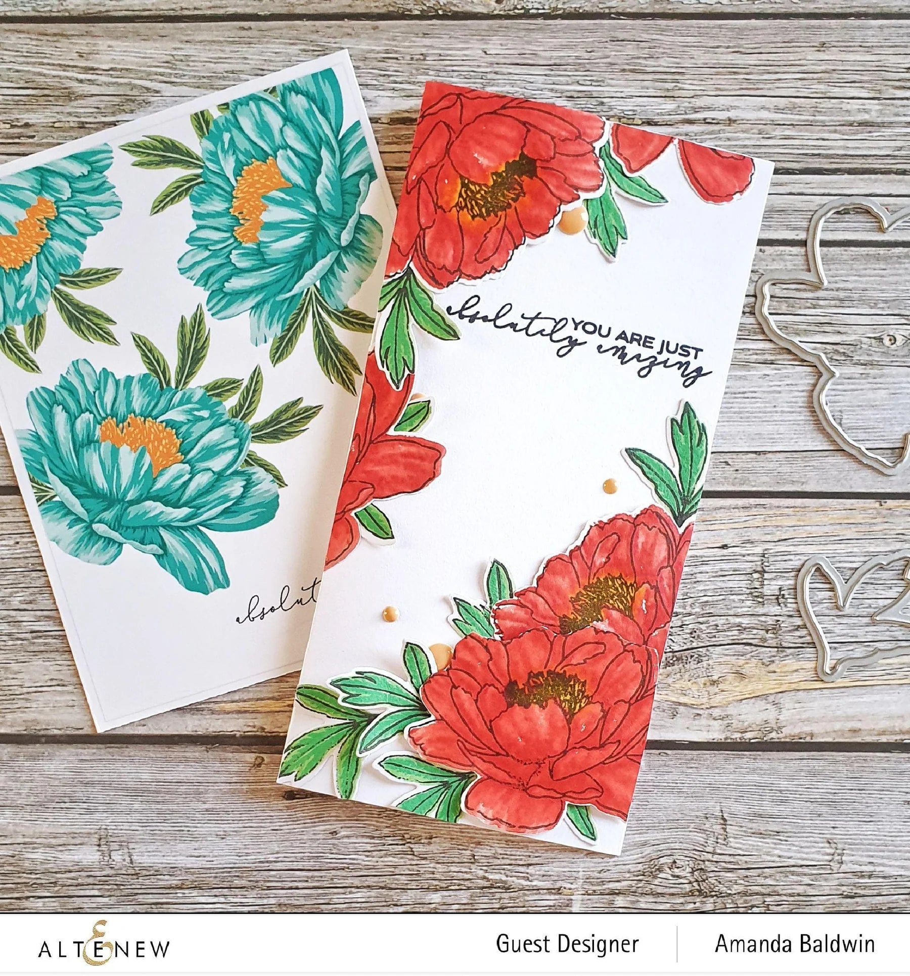 Build-A-Flower: Hawaiian Coral Layering Stamp & Die Set