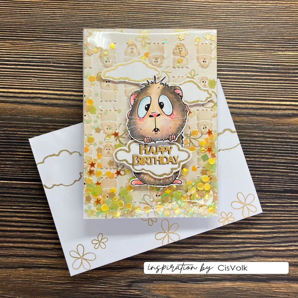 Vaessen Creative - Clear Stamps Guinea Pigs 1 - CAR0003