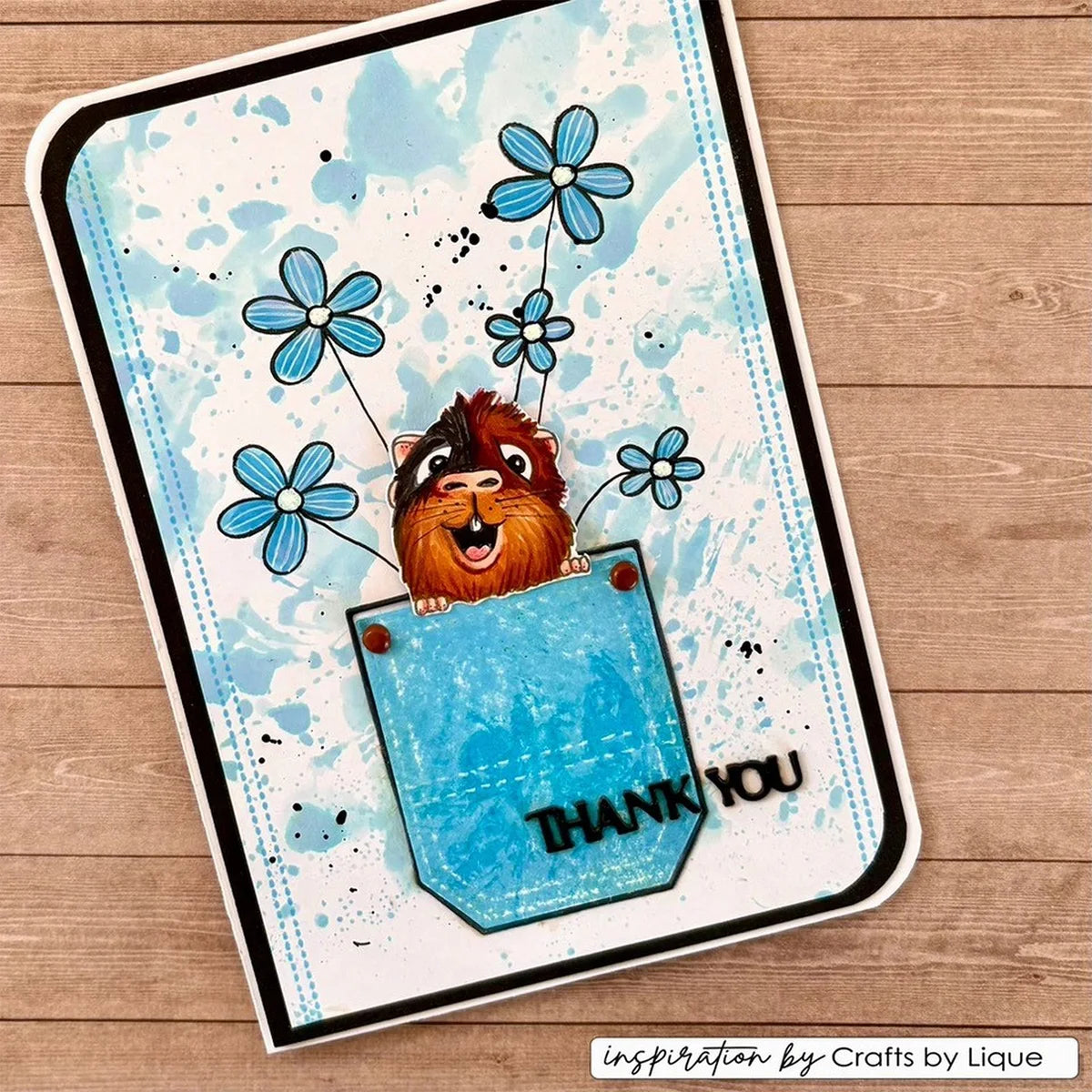 Vaessen Creative - Clear Stamps Guinea Pigs 2 - CAR0004