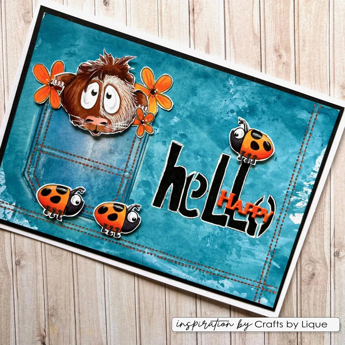 Vaessen Creative - Clear Stamps Guinea Pigs 3 - CAR0005