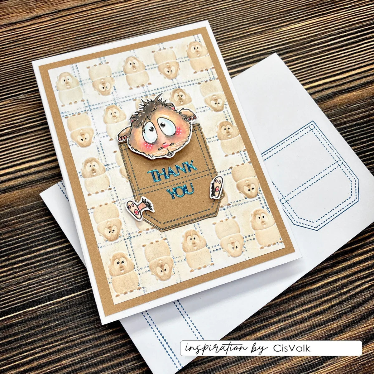 Vaessen Creative - Clear Stamps Guinea Pigs 3 - CAR0005